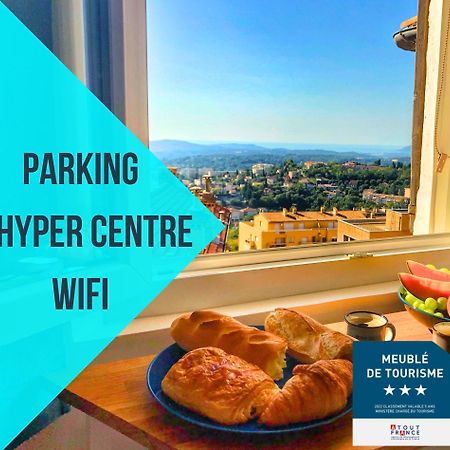 Parking Privé - Vue mer - WiFi - Centre Historique Grasse Esterno foto
