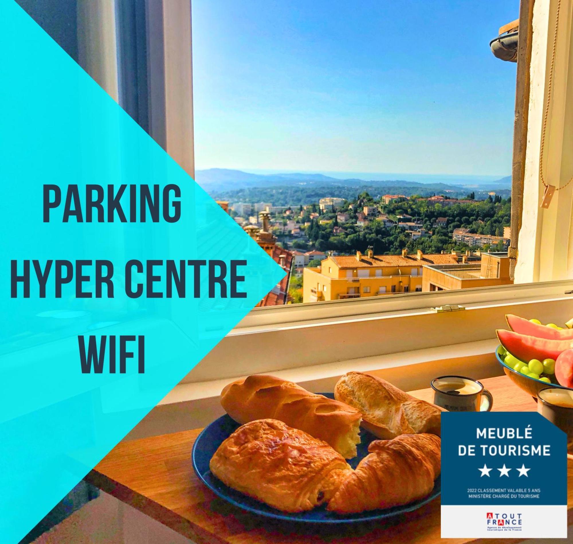 Parking Privé - Vue mer - WiFi - Centre Historique Grasse Esterno foto